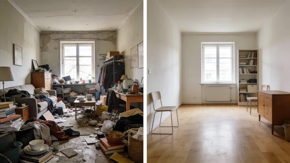 Messi-Wohnung räumen