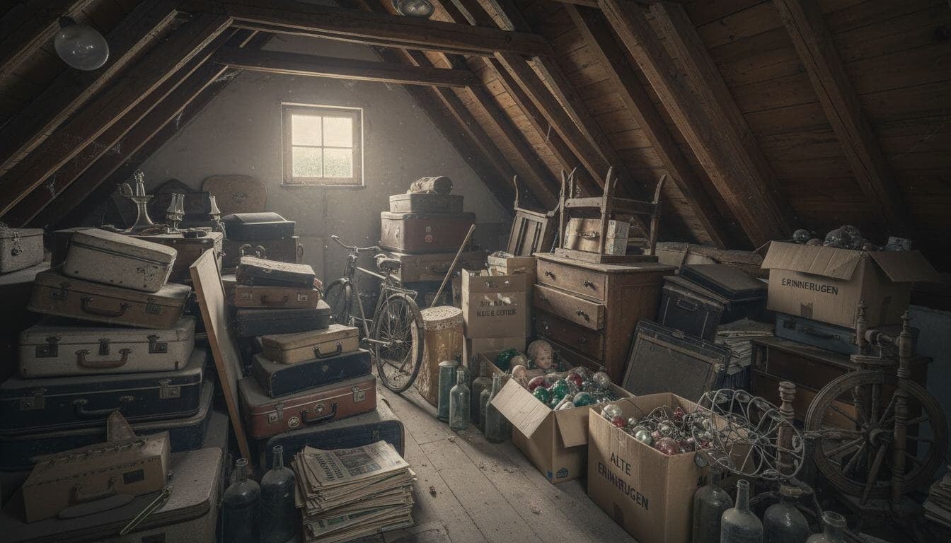 Dachbodenräumung Northeim - Vorher