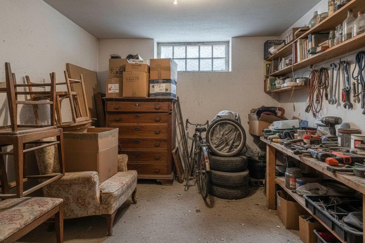 Kellerräumung Goslar - Vorher